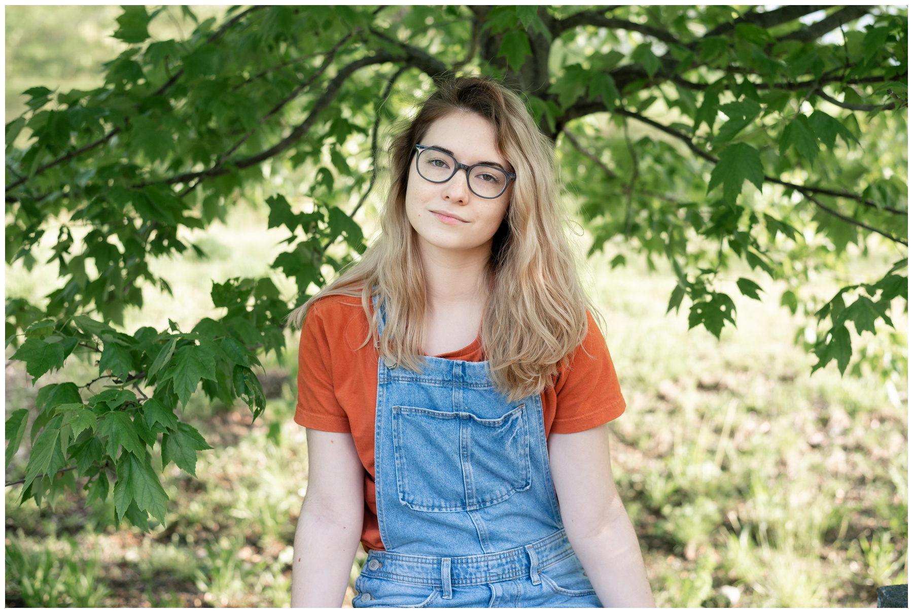 Senior portraits taken in Hingham, MA by Slowey Snaps Photography