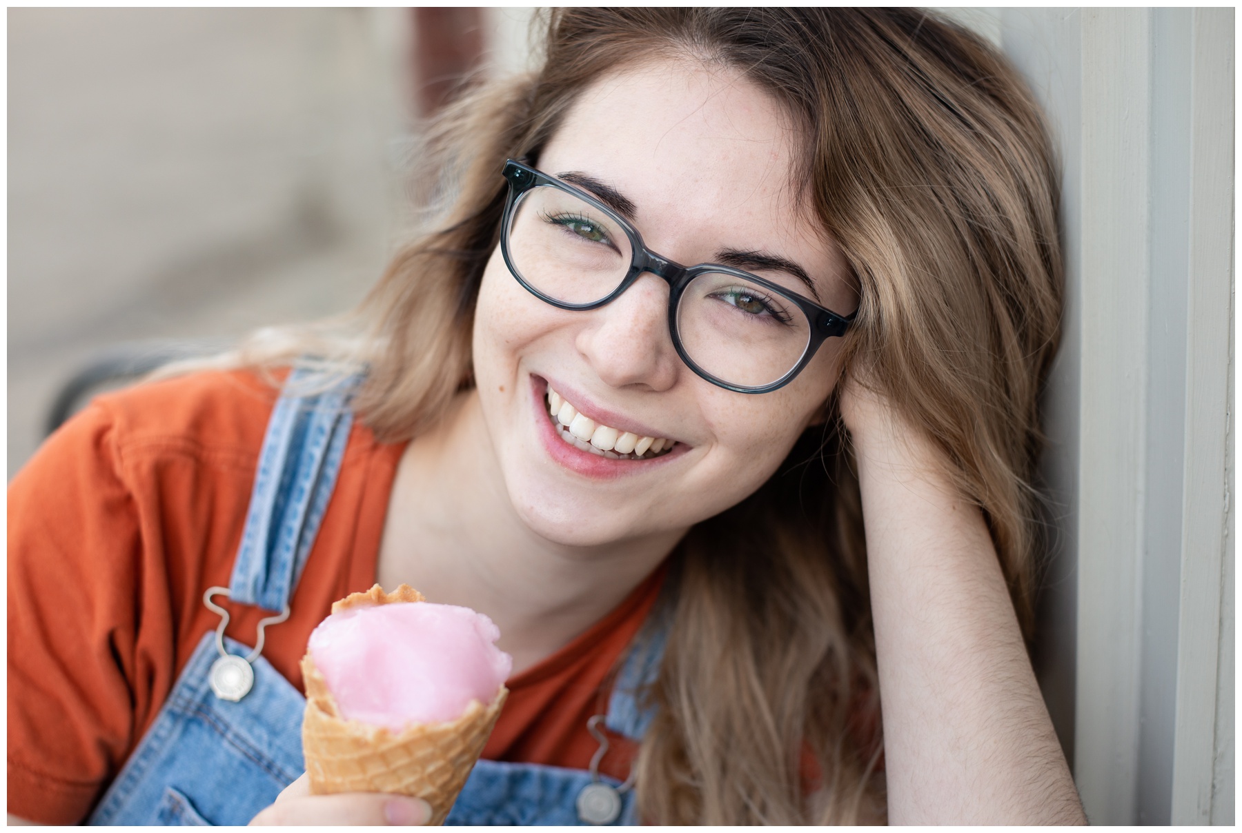 Senior portraits taken in Hingham, MA by Slowey Snaps Photography